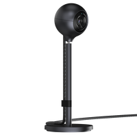 Caméra de jeu noire 1080P Full HD, mini caméra de streaming en métal pour les appels vidéo