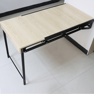 Mueble Extensible, Escritorio, Estante de Pared <span class=keywords><strong>Plegable</strong></span> de 4 Niveles, Estante Giratorio, <span class=keywords><strong>Mesa</strong></span> de Comedor, Estante Convertible Hidráulico Montado en la Pared - Product Image 3