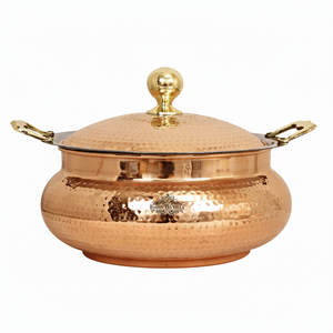 Calentadores de comida de lujo Plato de frotamiento redondo Buffet Estufa de alcohol de acero inoxidable de alta calidad Plato de frotamiento - Product Image 1