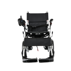 Fauteuil roulant électrique pliable à entraînement électrique en acier au carbone léger avec batterie au plomb-acide portable - Product Image 4