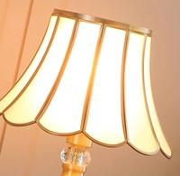 Lámpara de Escritorio de Cobre de Estilo Europeo Antiguo Retro Tradicional, con Brazo Flexible y Luz para el Cuidado de los Ojos, para Dormitorio, Sala de Estar, Estudio u Oficina
