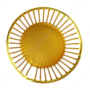 ที่เก็บแปรงแต่งหน้าทรงกลมโลหะสีทอง ขนาด 8x9.9 ซม. สำหรับจัดระเบียบเครื่องสำอาง ใช้ได้กับเครื่องสำอาง  สามารถสกรีนโลโก้ได้ เหมาะเป็นของขวัญทางธุรกิจ - Product Image 3