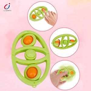 Chengji <span class=keywords><strong>Pop</strong></span> Press Fidget Jouet Porte-clés Unisexe Diy Squishy Dessin Animé Coloré Sensoriel Soulagement Du Stress Doigt Spin Jouet - Product Image 2
