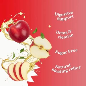 Gomitas de Vinagre de <span class=keywords><strong>Sidra</strong></span> de Manzana ACV KETO OEM, Suplemento para Adelgazar y Aplanar el Abdomen, para un Peso Saludable - Product Image 2