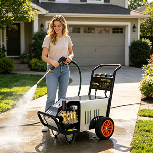 Hidrolavadora <span class=keywords><strong>de</strong></span> Alta Presión, Fácil <span class=keywords><strong>de</strong></span> Usar, Dispositivo Eléctrico para Limpieza Profunda <span class=keywords><strong>de</strong></span> Patios, Cercas y Jardines - Product Image 1