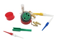 Connecteur circulaire haute densité 14 broches MS27473T12B35SN, fiche droite, marque Kewei, boîtier en alliage d'aluminium