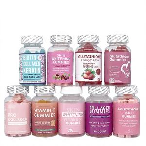 Complément alimentaire à base de plantes DUOZI OEM, efficace pour éclaircir la peau, blanchir la peau, collagène, vitamines, gommes - Product Image 1