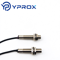 Sensor Proximitas Induktif Laser YPROX LJ12A M12 Jarak Deteksi 4-8mm Output NPN/PNP 10-30V Tahan Debu Tahan Air