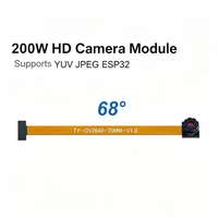 Modul Kamera 75MM OV3660 untuk Papan Pengembangan ESP32 CAM/ESP32 S3 3MP YUV/RGB DVP Antarmuka 24-Pin