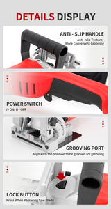 Kafuwell pa5658 Biscuit jointer 8A/1010W Chế biến gỗ xách tay Lamino khía máy chất lượng cao Biscuit Máy chế biến gỗ - Product Image 6