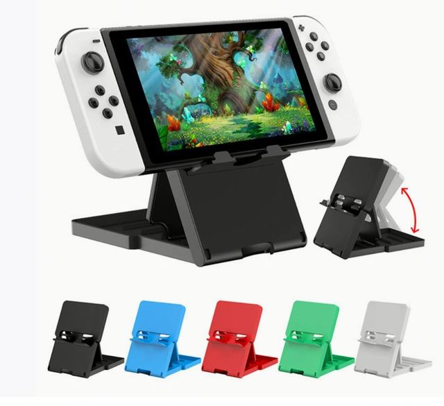 2025A Foldable Desktop Dock Stand Holder for Nintendo for Switch Lite OLED Game Accessories Mount Bracket