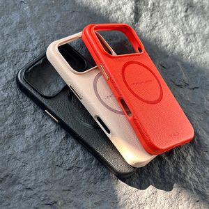 เคสโทรศัพท์หนังลายลิ้นจี่แบบแม่เหล็ก รุ่น V-L01 Classic สำหรับ iPhone 15 16 17 Pro Max เคสโทรศัพท์มือถือสุดหรูสำหรับนักธุรกิจ - Product Image 3