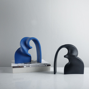Decoración Moderna y Sencilla para el Hogar, Adornos Geométricos Azules Irregulares, Mueble para TV, Decoración Suave para el Hogar, Decoración <span class=keywords><strong>de</strong></span> Escritorio POKINA - Product Image 3