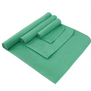 Ensemble de 3 serviettes de sport en microfibre Fosdaling RTS, 2 grandes 160X80cm et 1 petite 80X40cm, séchage rapide, lavables en machine, couleur unie - Product Image 2