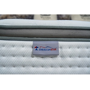 Colchón American Star Home Furniture para dormitorio u hotel, con resortes, tipo Euro Top, acolchado, de alta calidad, modelo Victoria. - Product Image 1