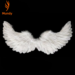 Alas de Ángel de Plumas de Ganso Ligeras, Duraderas y de Lujo Mundy, Tallas S/M/L, Decoración para Disfraces, Fiesta de Halloween, Cosplay - Product Image 1