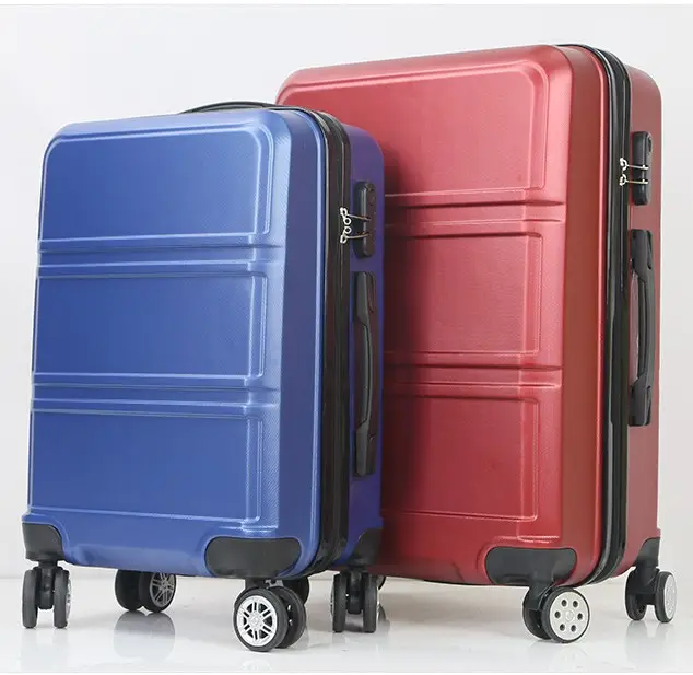 OLIVI Professional Manufacture Customized Size Trolley & Luggage 2024 Red Travel ABS Suitcase 3 PCS Sets