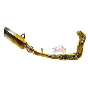 SNOR vente en gros silencieux en alliage de titane doré tuyau d'échappement <span class=keywords><strong>sport</strong></span> modifié pour KAWASAKI <span class=keywords><strong>Z900</strong></span> - Product Image 1