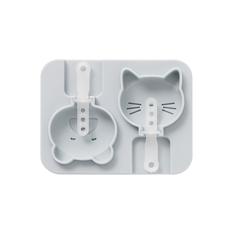 2 even kitten bear blue-with plastic stick