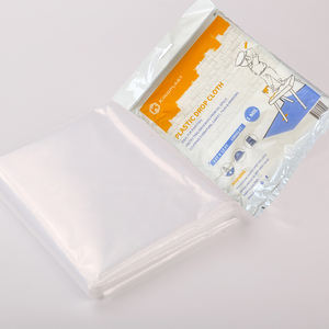 प्लास्टिक फिल्म ड्रॉप कपड़े रोल ड्रॉप कपड़े 17मिल धूल शीट पॉलीथीन धूल शीट प्लास्टिक शीट्स प्लास्टिक शीटिंग - Product Image 4