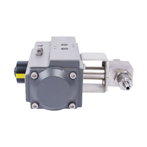 Válvula de Bola Neumática de Acero Inoxidable Roscada de 1 Pulgada y 700 Psi para Uso Industrial - Product Image 1