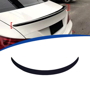 สปอยเลอร์หลังสำหรับ Mercedes-Benz CLA-Class W117 ปี 2013-2019 สีดำ ABS พร้อมเทป 3M สำหรับติดตั้ง - Product Image 1