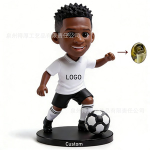 Figura Coleccionable de Jugador de Fútbol, Bobblehead de Resina, Artículo Decorativo para Regalo de Aficionados - Product Image 3