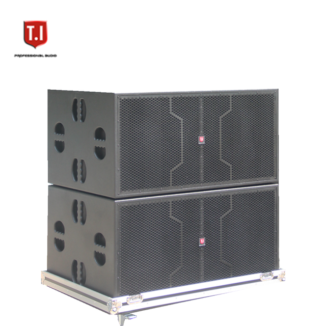 LA-218 Professional Dual 18 Inch Drivers Audio Sound Equipment Powerful Line Array Subwoofer with Sub-Bass System for Stage Use