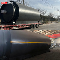 Système de pyrolyse de pneus usagés industriels à usage intensif pour les projets de sources d'énergie renouvelable à grande échelle, équipement de pyrolyse
