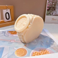 Moule en Silicone pour Bougie Décoration Horloge Montre de Luxe, Idéal pour Plâtre, Résine, Savon ou Cire de Soja
