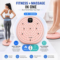 Tabla de Ejercicios Giratoria, Equipo de Rehabilitación, Accesorio Inteligente para Fitness, Tapete de Acupresión para el Hogar, Entrenador de Cintura