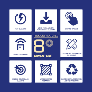 Hızlı başlangıç ile yüksek performans 2000W MAX Laser lazer temizleme makinesi için yüksek maliyet performansı ve temassız temizlik - Product Image 4