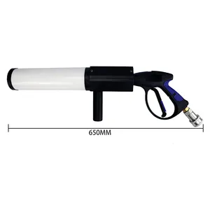 SHTX卸売価格ガトリングハンドホールドdj led co2 gun for wedding party disco nightclub Smoke GunドライアイスフォグRGBガンジェットマシン