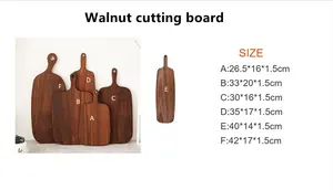 Custom Cheese Walnut Olive Wood Acacia Bamboo Wood Chopping Block Wooden Cutting Boards