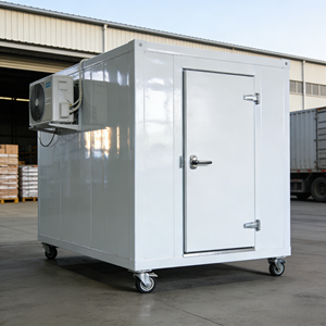 Chambre froide mobile de haute qualité en acier inoxydable avec panneaux sandwich et <span class=keywords><strong>compresseur</strong></span> Emerson - Product Image 3