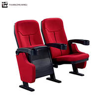Table et chaise pliantes contemporaines en acier de luxe pour mobilier de théâtre dans les salles de conférence publiques, les églises, les écoles, les hôtels et les cinémas