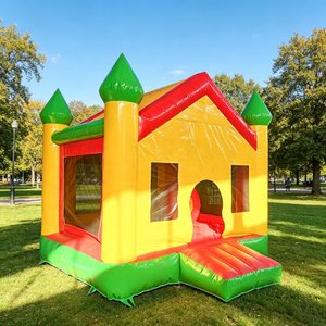 Château Gonflable Classique Coloré en PVC Commercial, Capacité 500KG, 4x4m, <span class=keywords><strong>pour</strong></span> Enfants, Extérieur, Idéal <span class=keywords><strong>pour</strong></span> Location de Fêtes - Product Image 5