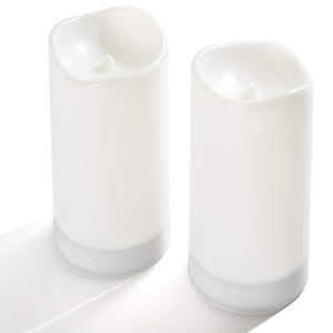 2024 Offre Spéciale Table Debout Décoration 4 pouces Étanche Vague Top Décoratif Led Alimenté Bougie Lumière Alimenté Par Solaire - Product Image 5