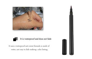 Nouveauté Meilleure qualité <span class=keywords><strong>2020</strong></span> Crayon <span class=keywords><strong>eyeliner</strong></span> noir de haute qualité longue durée 24 heures à séchage rapide et lisse - Product Image 4