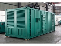 Groupe électrogène d'urgence préfabriqué 3000KW 480V à démarrage automatique, haute mobilité pour le contrôle des inondations et l'alimentation des centres de commandement d'urgence