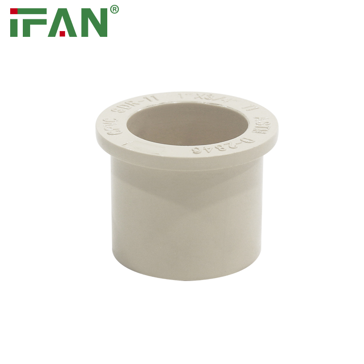 IFAN ASTM D2846 PVC Bushing UPVC dan CPVC Tekanan Tinggi 1/2 Inci PVC Mengurangi Bushing untuk Suplai Air