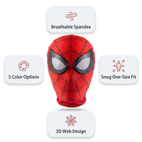 Masque de cosplay intégral personnalisé, respirant, en spandex, pour fête d'Halloween, costume pour adultes et enfants, OEM