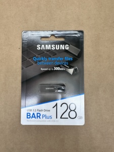 แฟลชไดร์ฟ Samsung Bar Plus USB 3.1 ความจุ 256GB ความเร็วสูง สำหรับคอมพิวเตอร์และแล็ปท็อป ขายส่ง - Product Image 1