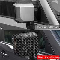 Coque de rétroviseur de voiture pour Toyota Land Cruiser 250 LC250 Prado 2024 2025 2026, capuchon de protection de rétroviseur latéral, accessoires extérieurs