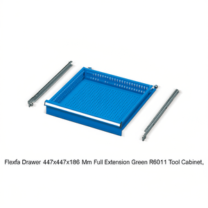 Fami Flexa <b>Drawer</b> 447x447x186 Mm Full Extension Green Ral6011 <b>Tool</b> Cabinet - Product Image 3