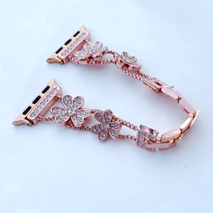Dropshipping banda <span class=keywords><strong>de</strong></span> Metal <span class=keywords><strong>de</strong></span> lujo correa <span class=keywords><strong>de</strong></span> acero inoxidable para IWatch Series 7 <span class=keywords><strong>6</strong></span> SE 5 4 pulsera <span class=keywords><strong>de</strong></span> mujer para <span class=keywords><strong>Apple</strong></span> <span class=keywords><strong>Watch</strong></span> 40mm 41mm 45mm - Product Image 3