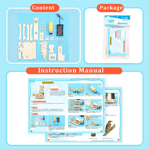 Rompecabezas <span class=keywords><strong>de</strong></span> <span class=keywords><strong>Madera</strong></span> Eléctrico DIY Woodpecker para Adultos, Kit <span class=keywords><strong>de</strong></span> Modelo Mecánico Cinético STEM - Product Image 4