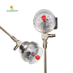 Preço barato Bimetálico Termômetro com SS 304 <span class=keywords><strong>Stem</strong></span>, Ponteiro Vermelho - Product Image 1