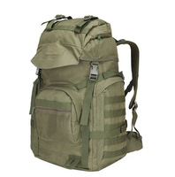 Ransel taktis kustom Daypack sistem Molle dengan Panel surya GPS kapasitas besar kantung hidrasi
