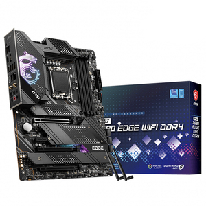 เมนบอร์ด MSI MPG Z690 EDGE WIFI DDR4 มือสอง สำหรับเล่นเกม ชิปเซ็ต Z690 ซ็อกเก็ต LGA <span class=keywords><strong>1700</strong></span> รองรับ Intel Core I7 12700K 12700KF - Product Image 1